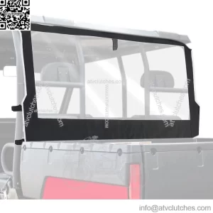 UTV Rear Windshield Back Window Shield For Polaris Ranger MVRS 700 800 2002-2008