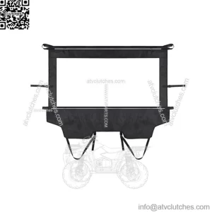 KEMIMOTO Rear Window Windshield Windscreen for Kawasaki TERYX 4 800 2014-2023