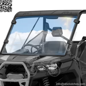 Full Windshield Scratch Resistant for Can Am Defender HD 5  HD 8 HD 10 2016-2023