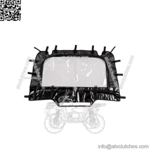 For Polaris XP Turbo/4 1000 2014-2023 Soft Window Windshield Rear Panel