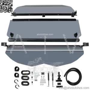 3-IN-1 Flip Smoked Windshield for Can-Am Maverick X3 (64"/ 72")