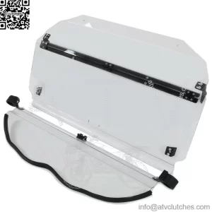 3-IN-1 Front Flip Clear Windshield for Can-Am Maverick X3 Models 2017+