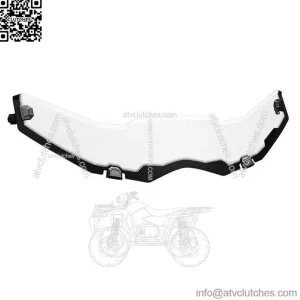 For Can-Am Maverick X3/Max Scratch Resistant Half Windshield 2017-2022 715002909