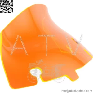 Klockwerks 4" Flare Orange Ice Kolor Windshield Harley Street Electra Glide 14+ (For: Harley-Davidson)