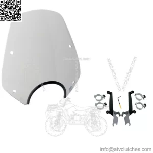 Memphis Shades Del Rey Sportshield Solar Black Mount Kit Harley Dyna Softail (For: Harley-Davidson)