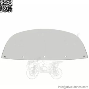 Memphis Shades 7" Solar Standard Replacement Windshield Harley Touring 86-95 FLH (For: Harley-Davidson)