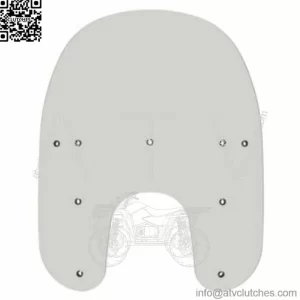Memphis Shades 15" Replacement Solar Quick Release Windshield Harley Dyna FXR XL (For: Harley-Davidson)