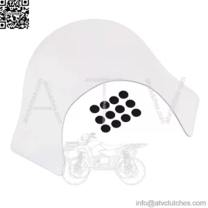 Laminar Clear Lip Windshield Screen Shield Harley Dyna Sportster Quarter Fairing (For: Harley-Davidson)