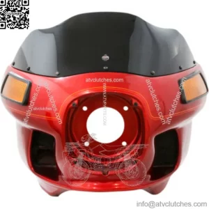 Klock Werks 8 Dark Black Smoke Flare Windshield Harley FXR FXRT FXRP Super Glide (For: Harley-Davidson)