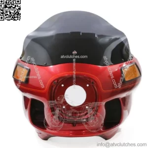 Klock Werks Dark Smoke Flare Windshield Screen Harley FXR FXRT FXRP Sport Glide (For: Harley-Davidson)