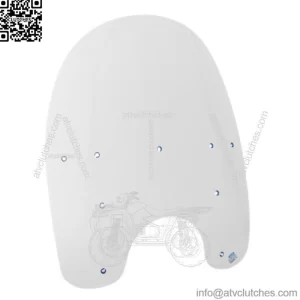 Memphis Shades 19" Replacement Clear Quick Release Windshield Harley Dyna FXR XL (For: Harley-Davidson)