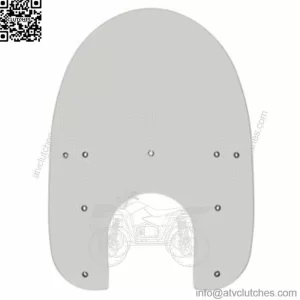 Memphis Shades 17" OE Replacement Solar Windshield Harley Softail Springer 93-07 (For: Harley-Davidson)