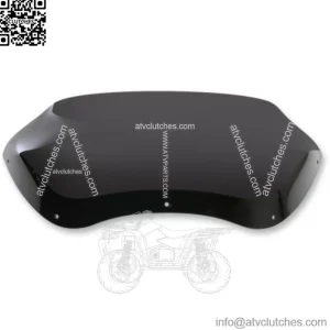 Memphis Shades 5.5 Dark Black Spoiler Windshield Harley 98-13 Touring Road Glide (For: Harley-Davidson)