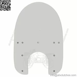 Memphis Shades 19" OE Replacement Solar Windshield Harley Softail Springer 93-07 (For: Harley-Davidson)
