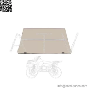Folding Golf Cart Tinted Windshield Windscreen For EZGO TXT 1994-2013