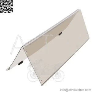 Smoke Tinted Windshield Fold Down For EZGO TXT Medalist Golf Cart 1994-2014