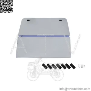 Fold Down Acrylic Clear Golf Cart Windshield Fits Club Car DS 2000.5 and Up