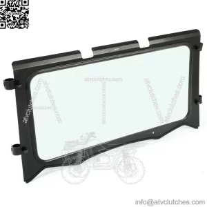 Full Clear Glass Windshield Steel For 2016-2022 KAWASAKI KRF800 TERYX/TERYX4 (For: More than one vehicle)