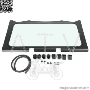 For 2016-2022 KAWASAKI KRF800 TERYX/TERYX4 Full Clear Glass Windshield (For: More than one vehicle)