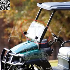105081001 Fold Down Windshield AWD - KIT, WS, CLEAR, HINGE, OEM XRT/CA HD