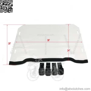 Windshield half size Polaris RZR 900 1000 XP XP4 2014-2018