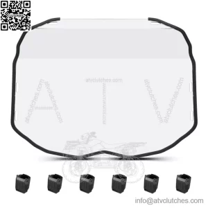 UV-Protected Full Front Windshield for Can-Am Maverick X3/X3 MAX (2017-2025)