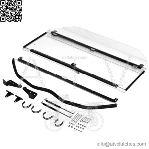 2-in-1 Front Flip Windshield Upgrade for Can-Am Maverick X3 (2018-2025)