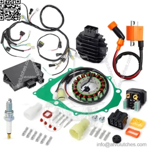 Ignition Coil CDI Wire Harness Relay Rectifier & Stator For Yamaha YFM350
