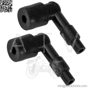 2x Spark Plug Boot Cap 90 Degrees for Kawasaki Vulcan 1500 Mean Streak 2002-2003