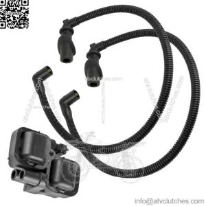 Ignition Coil w/ Spark Plug Wire For Polaris RZR / RZR S / RZR 4 800 EFI 2009-10