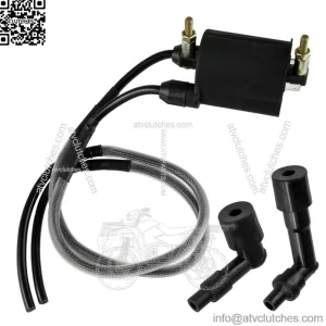 Ignition Coil w/ Spark Plug Caps 23" Wire for Kawasaki Vulcan 1500 1997-2008
