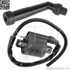 Ignition Coil with Spark Plug Boot Cap for Yamaha Grizzly 600 1998 1999-2001