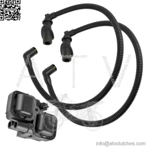Ignition Coil w/ Spark Plug Wire For Polaris RZR / RZR S / RZR 4 800 EFI 2009-10 (For: Polaris)