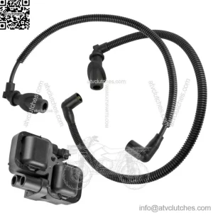 Ignition Coil w/ Spark Plug Wire 59.3 / 49.5 cm For Polaris Sportsman 700 06-07 (For: Polaris)