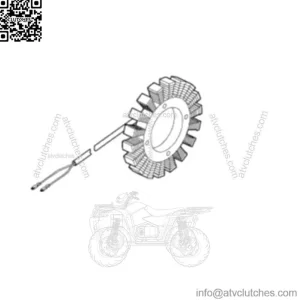 STATOR ALTERNATOR FOR JOHN DEERE 1200 1200A Bunker and Field Vehicle