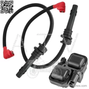 Ignition Coil with Spark Plug Wires for Polaris General 1000 EPS 2018-2020 (For: Polaris)