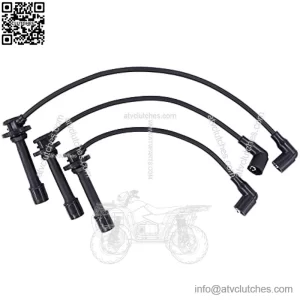MOTOKU MIA11722 MIA11723 MIA11724 Spark Plug Wire for John Deere Gator XUV Cylinder #1#2#3