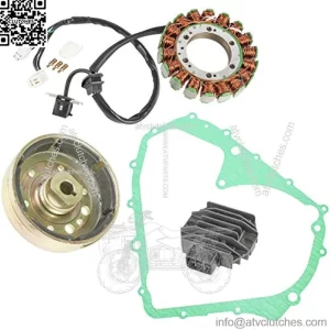 Stator Regulator Flywheel Compatible with Suzuki LT-A400 LTA400 Eiger 400 2x4 4X4 Auto 2002-2007
