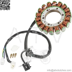 Stator Compatible With Suzuki 400 Lta400 Lt-A400 4X4 Eiger 2002-2007