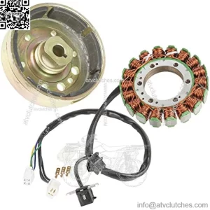Stator Flywheel Rotor Compatible with Suzuki LT-F400 LTF400F Eiger 400 2x4 4x4 2002-2007