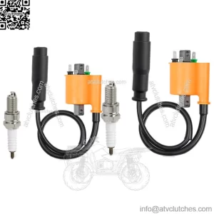 2X Ignition Coil Spark Plug For Kawasaki Teryx 750 800 KRF750 09-13 KRF800 15-22 (For: More than one vehicle)