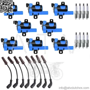 Performance Ignition Coil, Wireset & NGK Platinum Spark Plug for GMC Yukon UF262 (For: More than one vehicle)