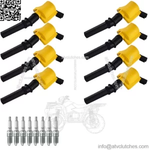 8 Heavy Duty Ignition Coil & NGK Spark Plug for Ford Mustang F150 4.6L V8 FD503 (For: More than one vehicle)