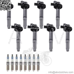 8 Ignition Coil & Motorcraft Platinum Spark Plug For 11-13 Ford F150 Mustang (For: Ford F-150)