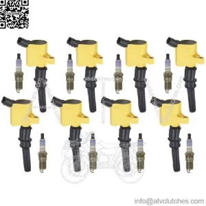 Heavy Duty Ignition Coil & Motorcraft SP479 Platinum Spark Plug For Ford F150 (For: More than one vehicle)