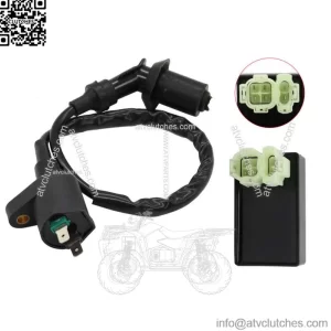 CDI Box & Ignition Coil for Honda TRX300 Fourtrax 300 TRX300FW 2X4 1988-1999 ATV (For: Honda)