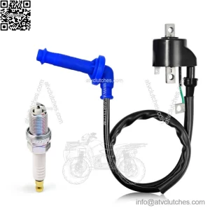 Ignition Coil & Spark Plug For Honda TRX450ER TRX450R 2006-2014 30500-HP1-003