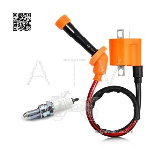 Ignition Coil & Spark Plug For Suzuki LTZ400 Quadsport 2003-2013 33410-09F00