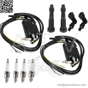 Kawasaki KZ650B Z650/KZ650C Custom/KZ650D SR 1977-1979 Ignition Coils Set of 2