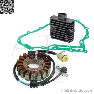 Stator & Gasket Regulator for Yamaha Raptor 700 YFM700 (2006-2008, 2013, 2015) - Complete Charging System Kit